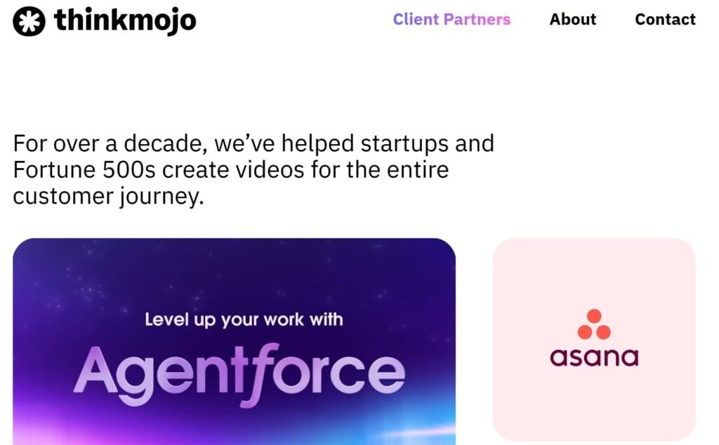 Thinkmojo homepage