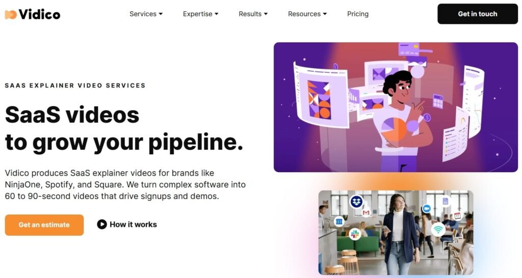 Vidico homepage