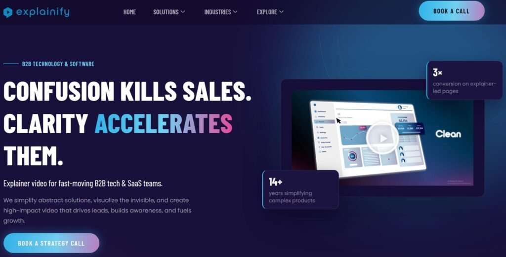 Explainify homepage