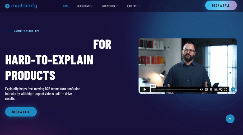 Explainify homepage