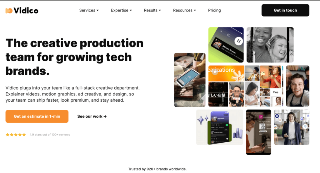 Vidico homepage
